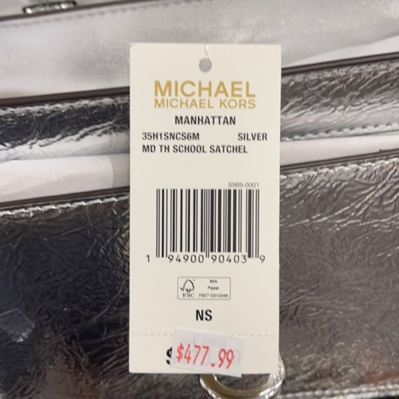 Michael Kors Manhattan Medium School Satchel - Picture 9 of 16